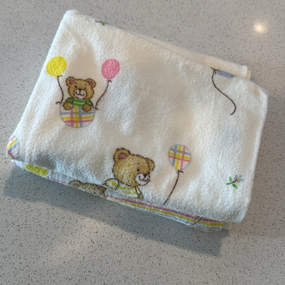 Set of 2 Vintage Toddler Time 100% cotton baby receiving blanket vintage 30 x 40 - Picture 8 of 8